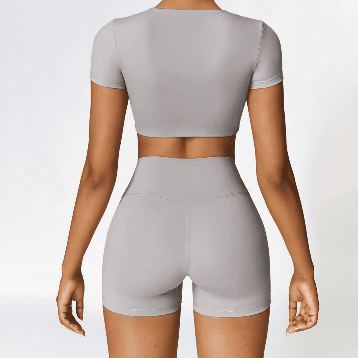 Blend top crop tee cloud