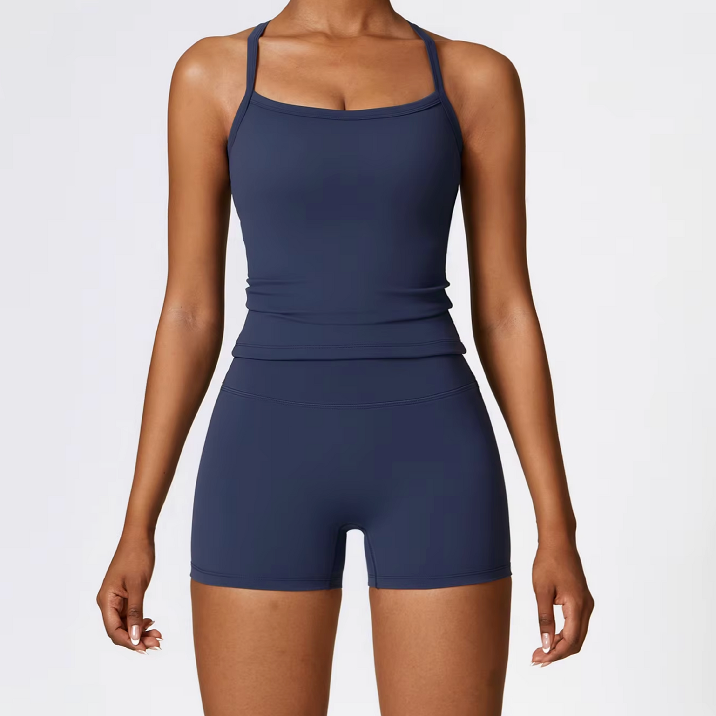 Blend top tank deep navy