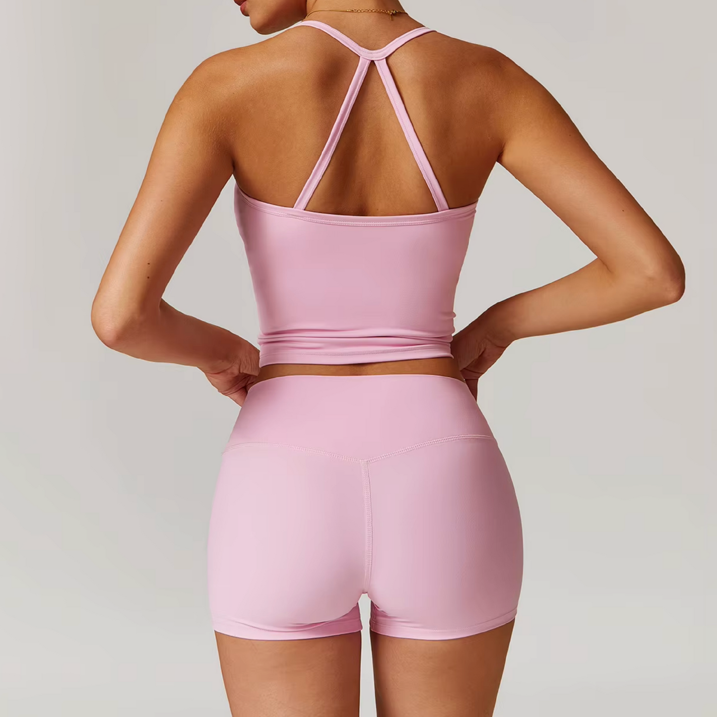 Blend short baby pink