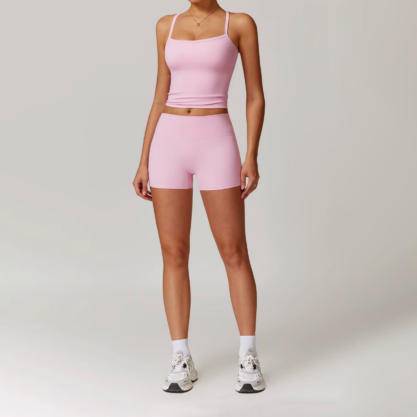 Blend short baby pink