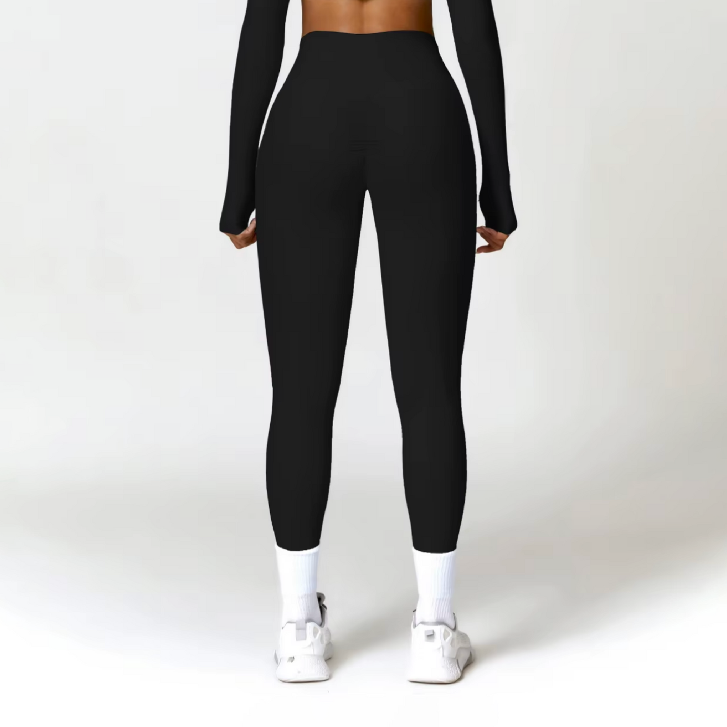 Blend licra scrunch black