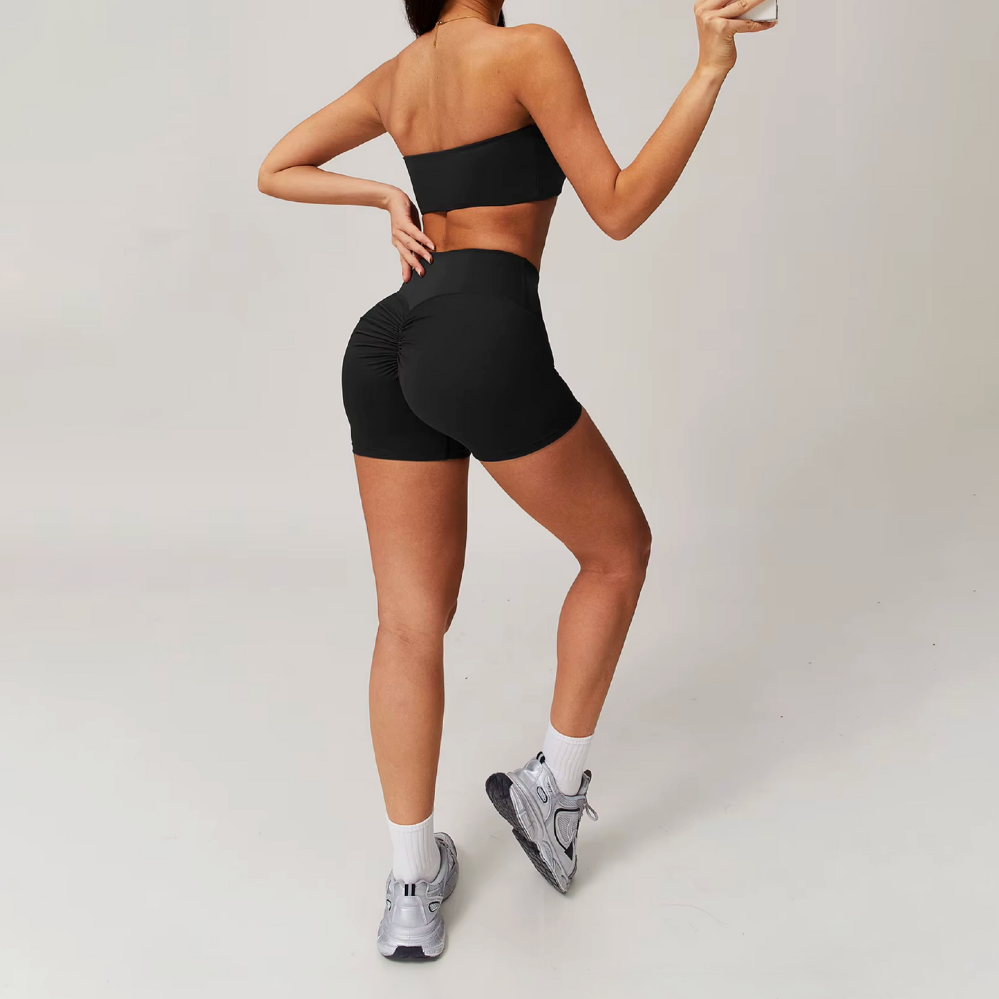 Blend top bandeau black