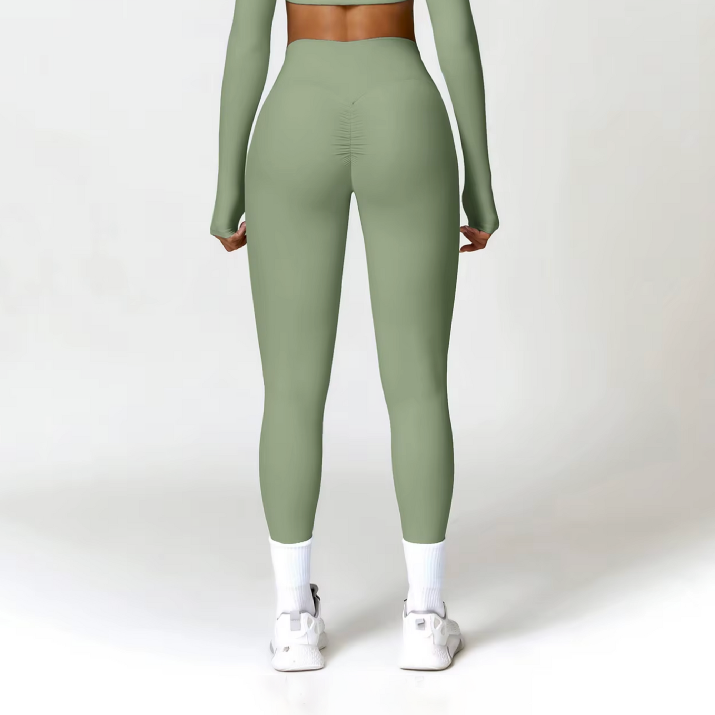 Blend licra scrunch pistacho