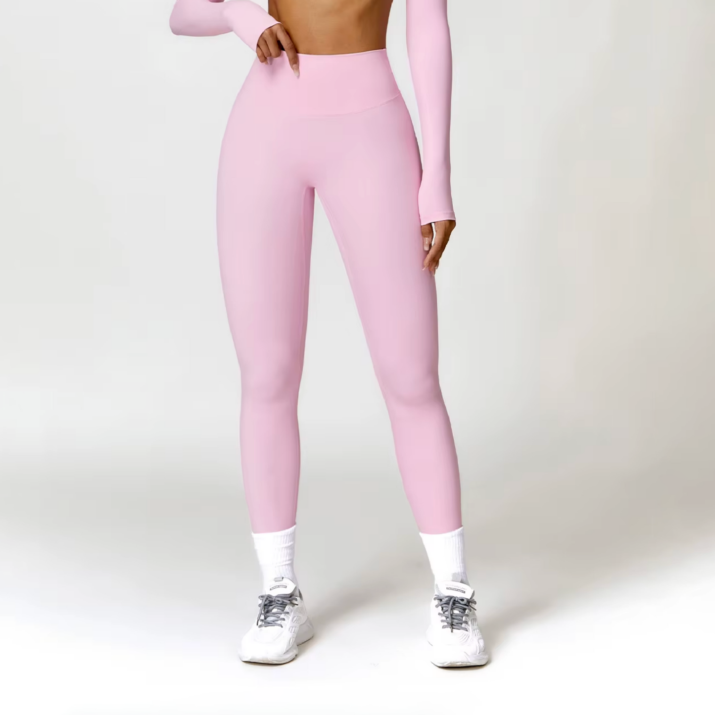 Blend licra scrunch baby pink