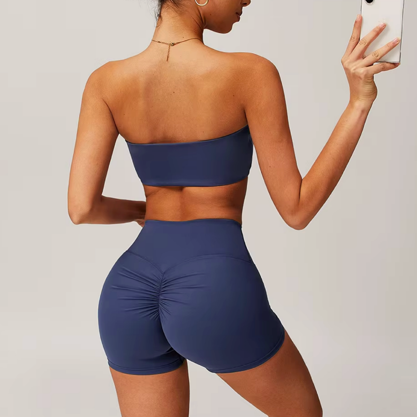 Blend top bandeau deep navy