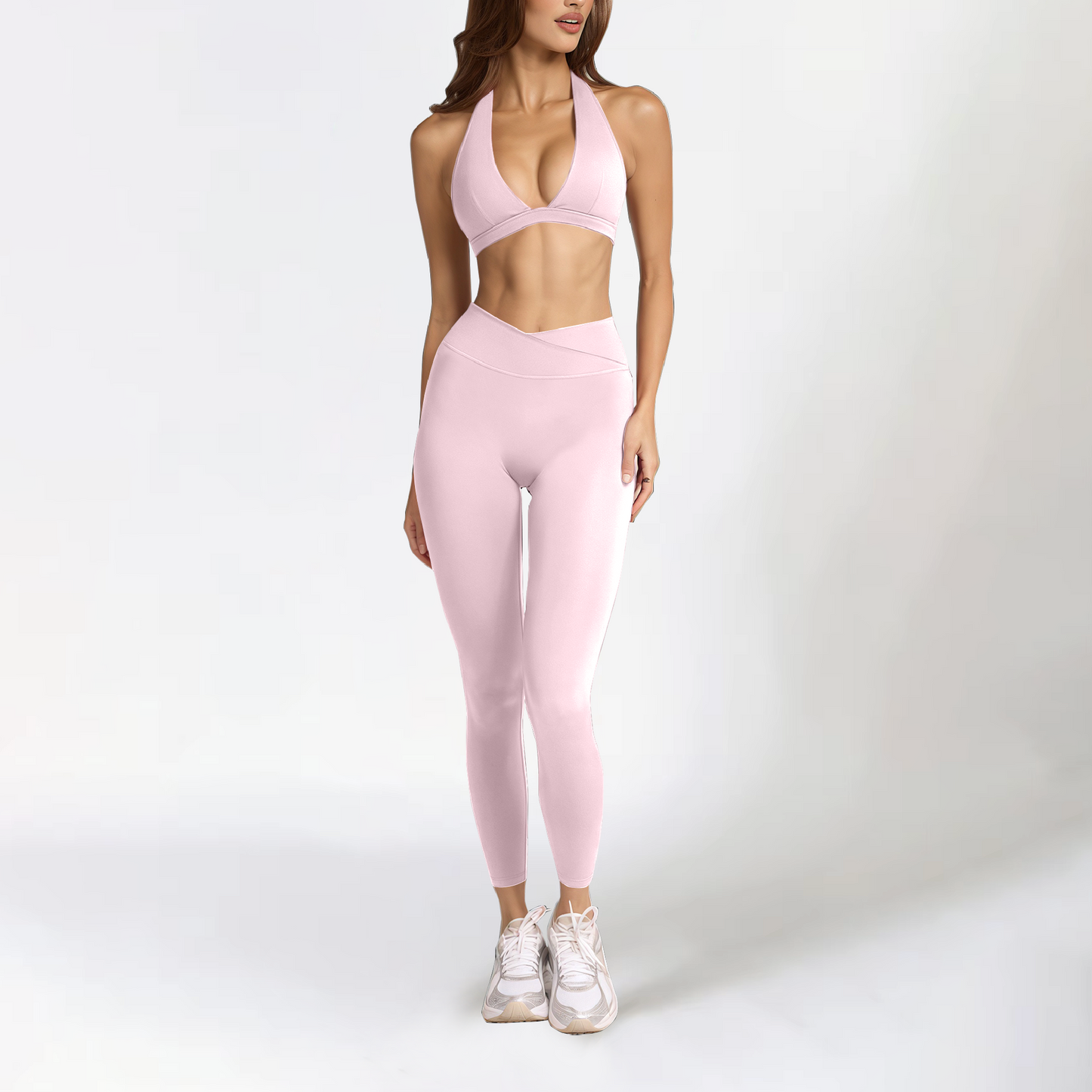 Aura top halter blossom