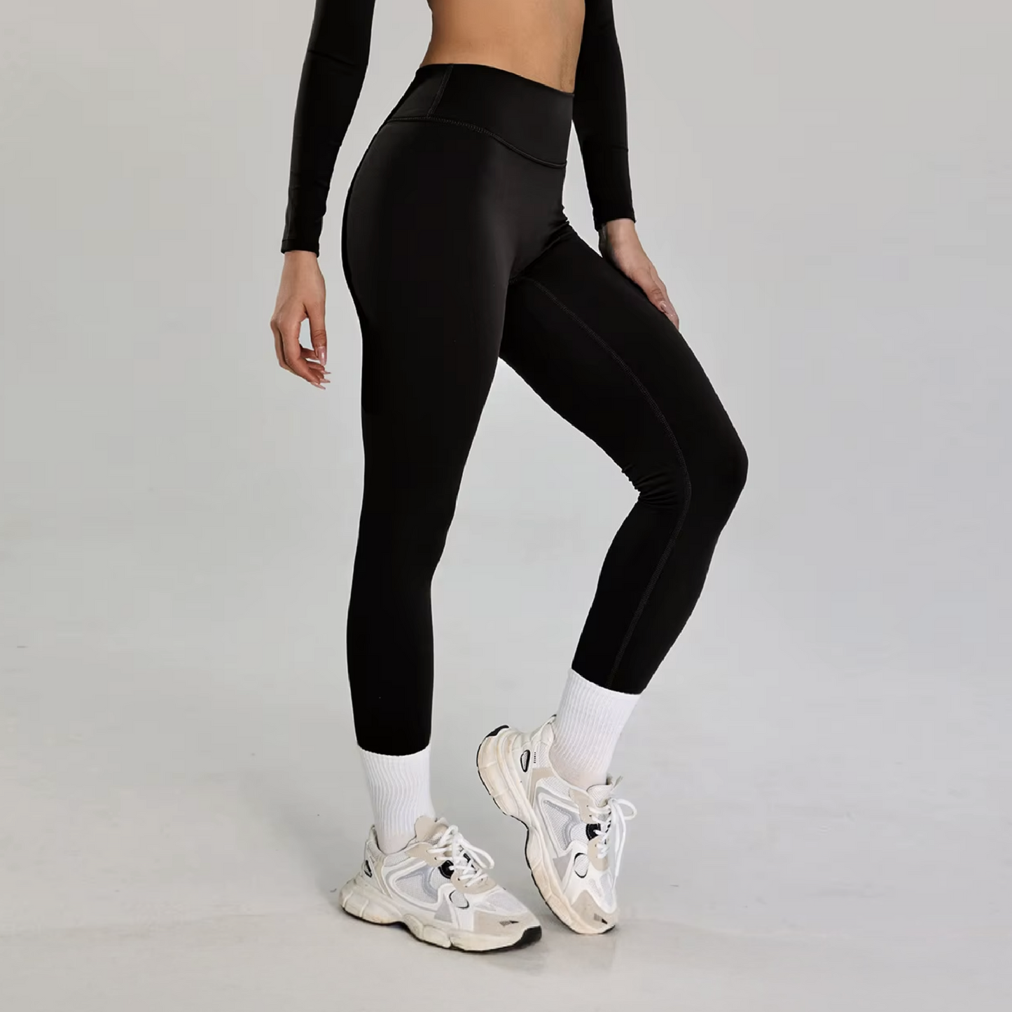 Silky licra black