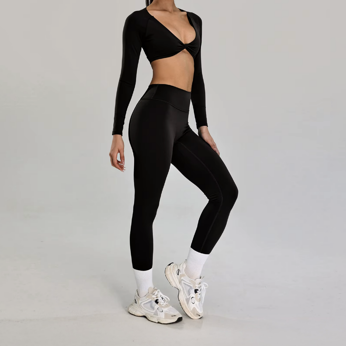 Silky licra black
