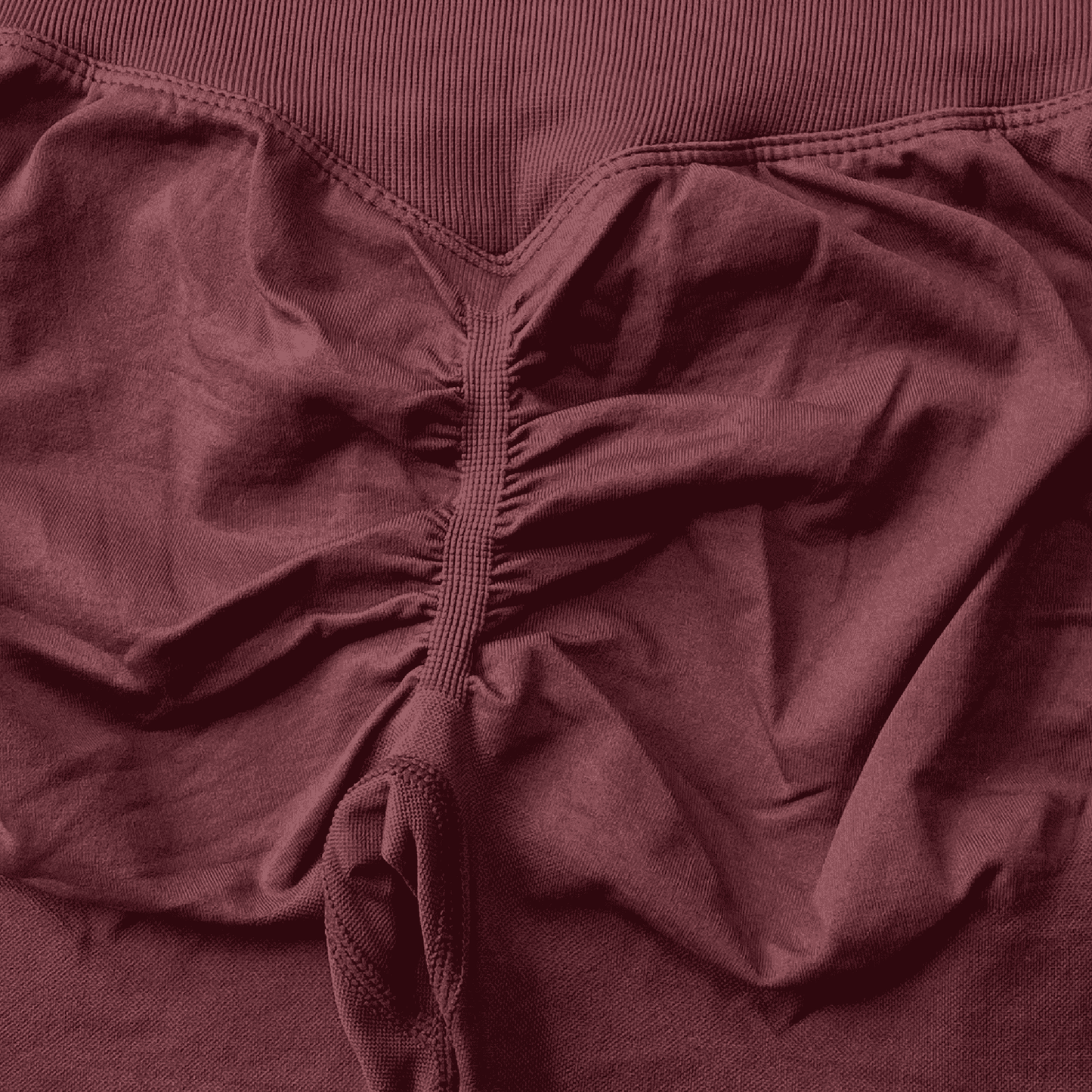 Sculpt short scrunch velvet wine