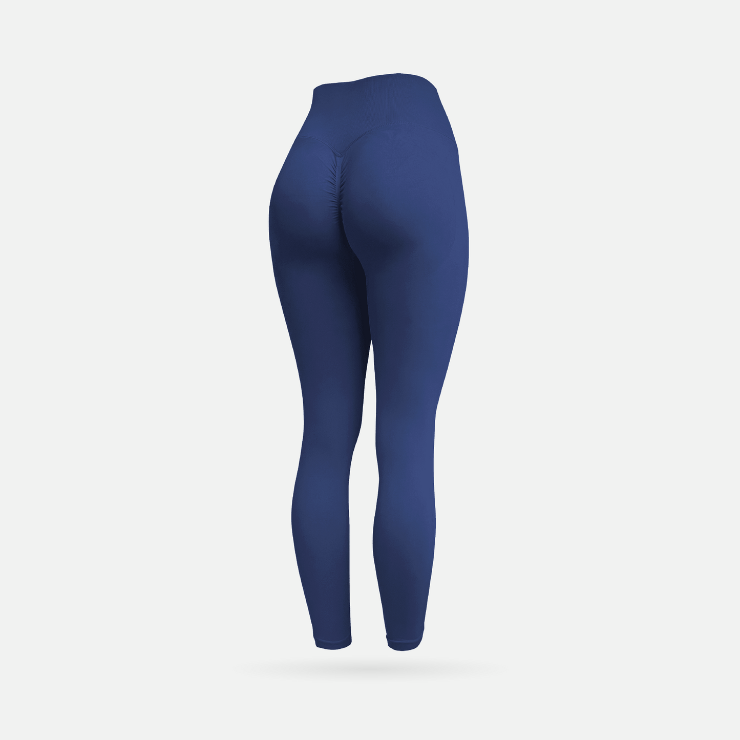 Sculpt licra scrunch night blue