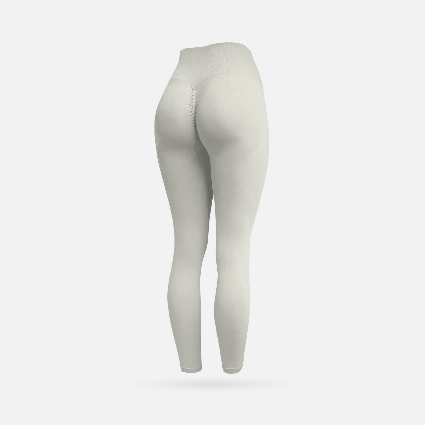 Sculpt licra scrunch vainilla cream