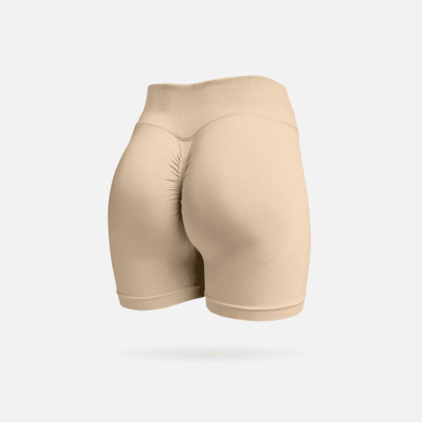Sculpt short scrunch peanut