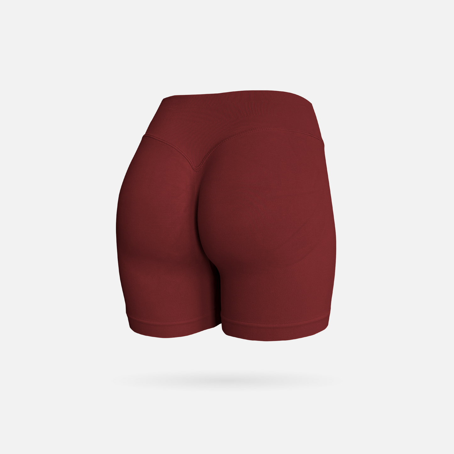 Shape short scrunch rustwood