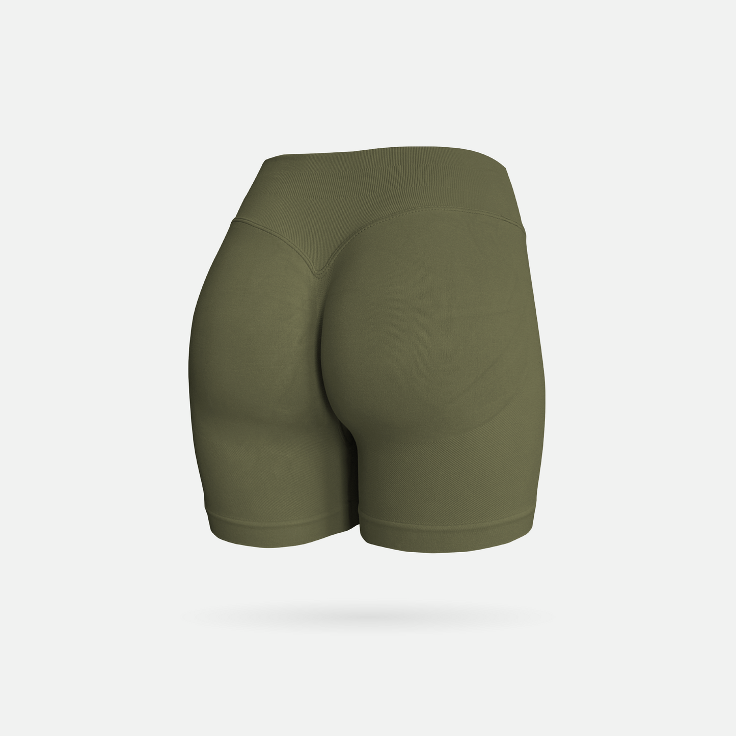 Shape short scrunch army
