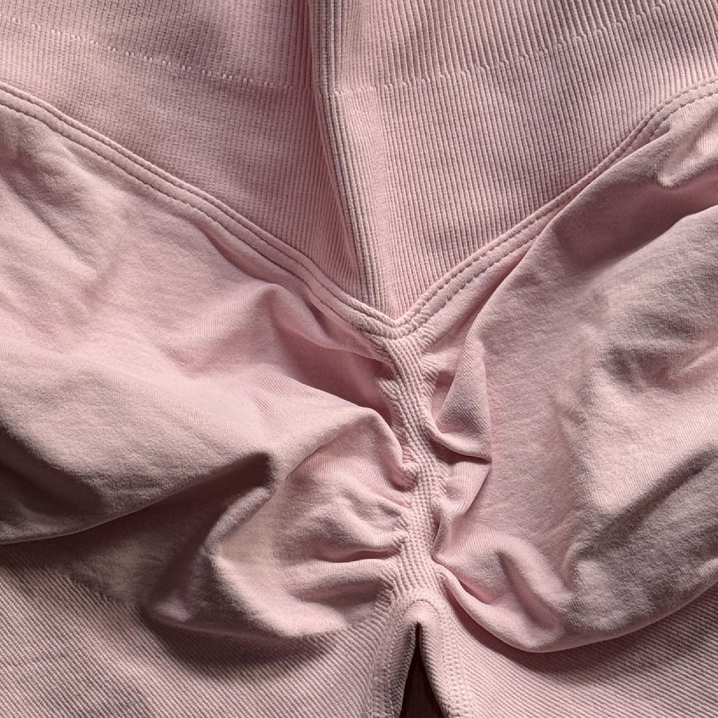 Shape licra scrunch cottom candy