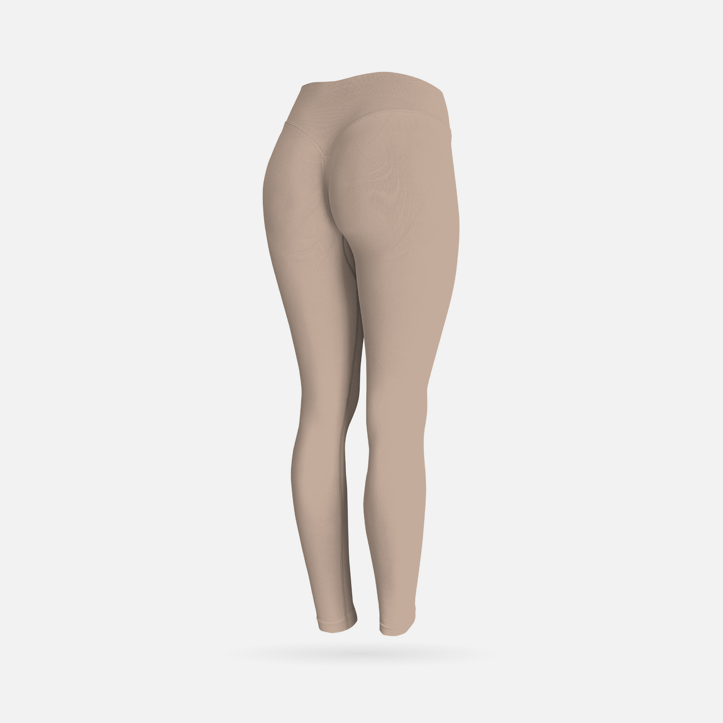 Shape licra scrunch dusty