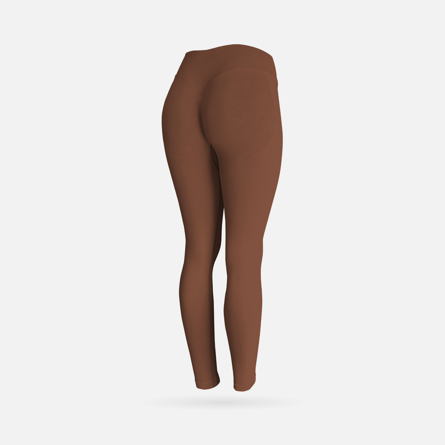 Shape licra scrunch cinnamon