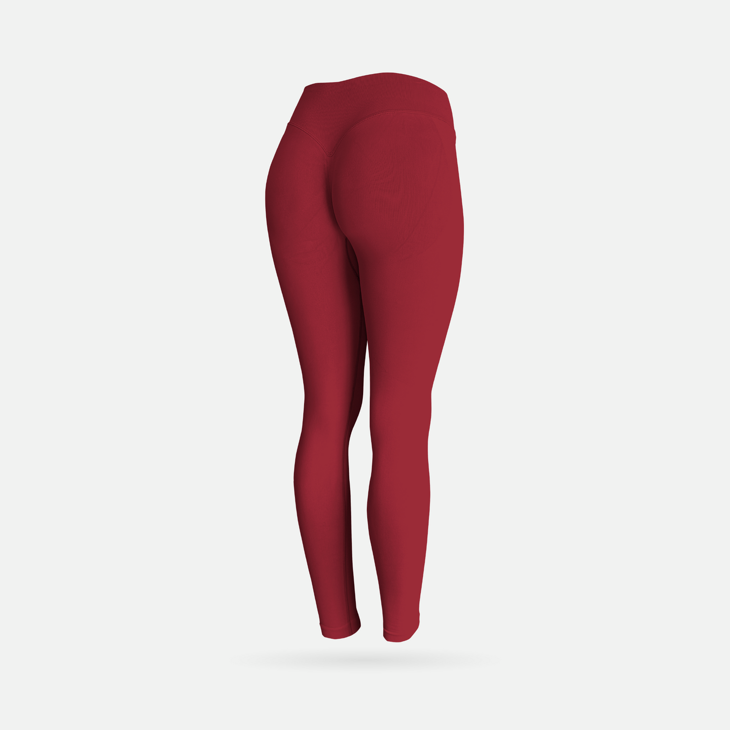Shape licra scrunch rubí