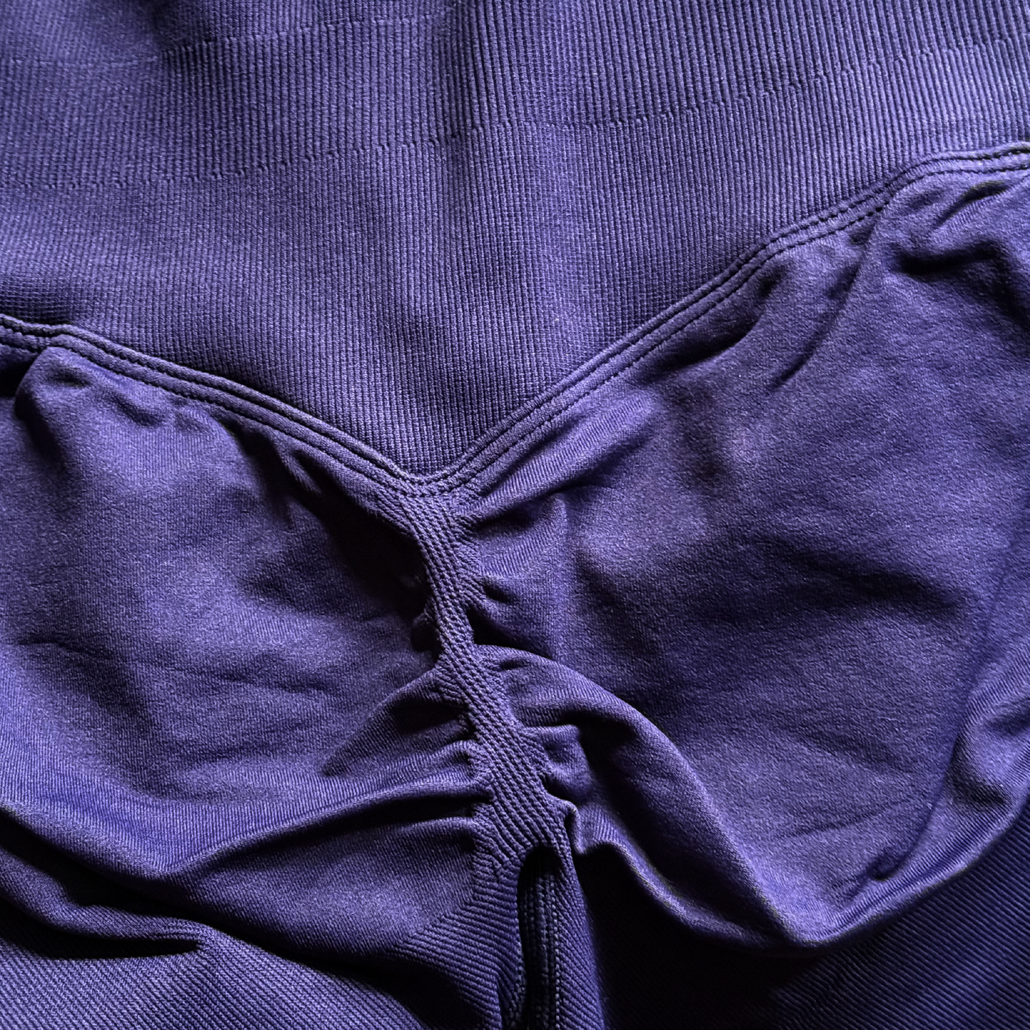 Shape licra scrunch midnight