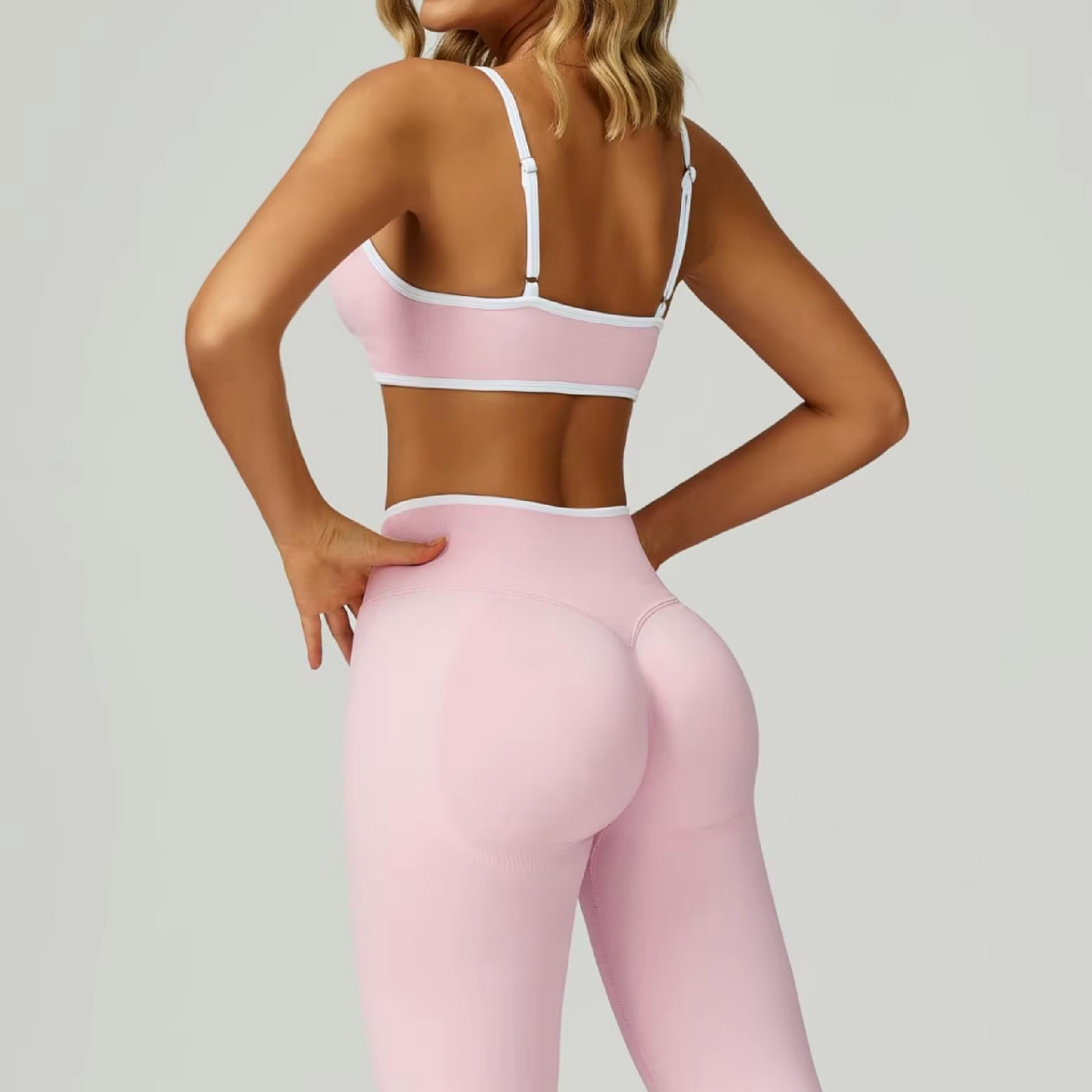 Outline top pearl pink