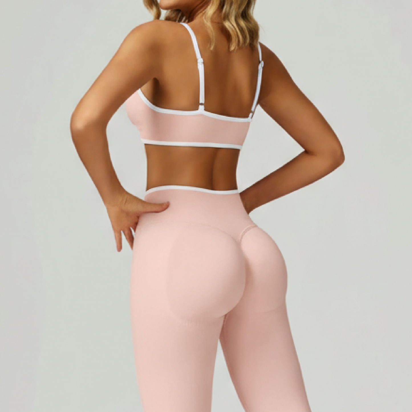 Outline top pearl pink