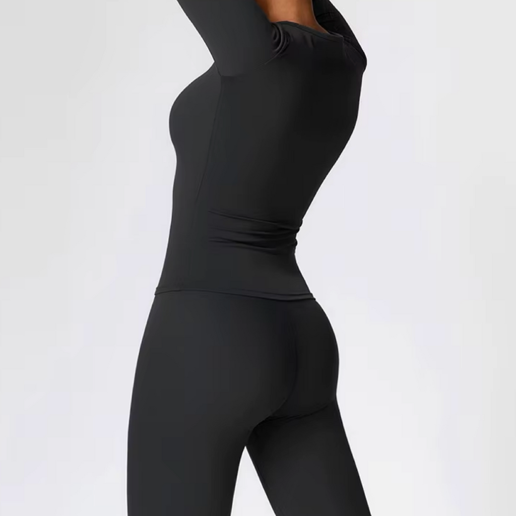 Blend top long sleeve black