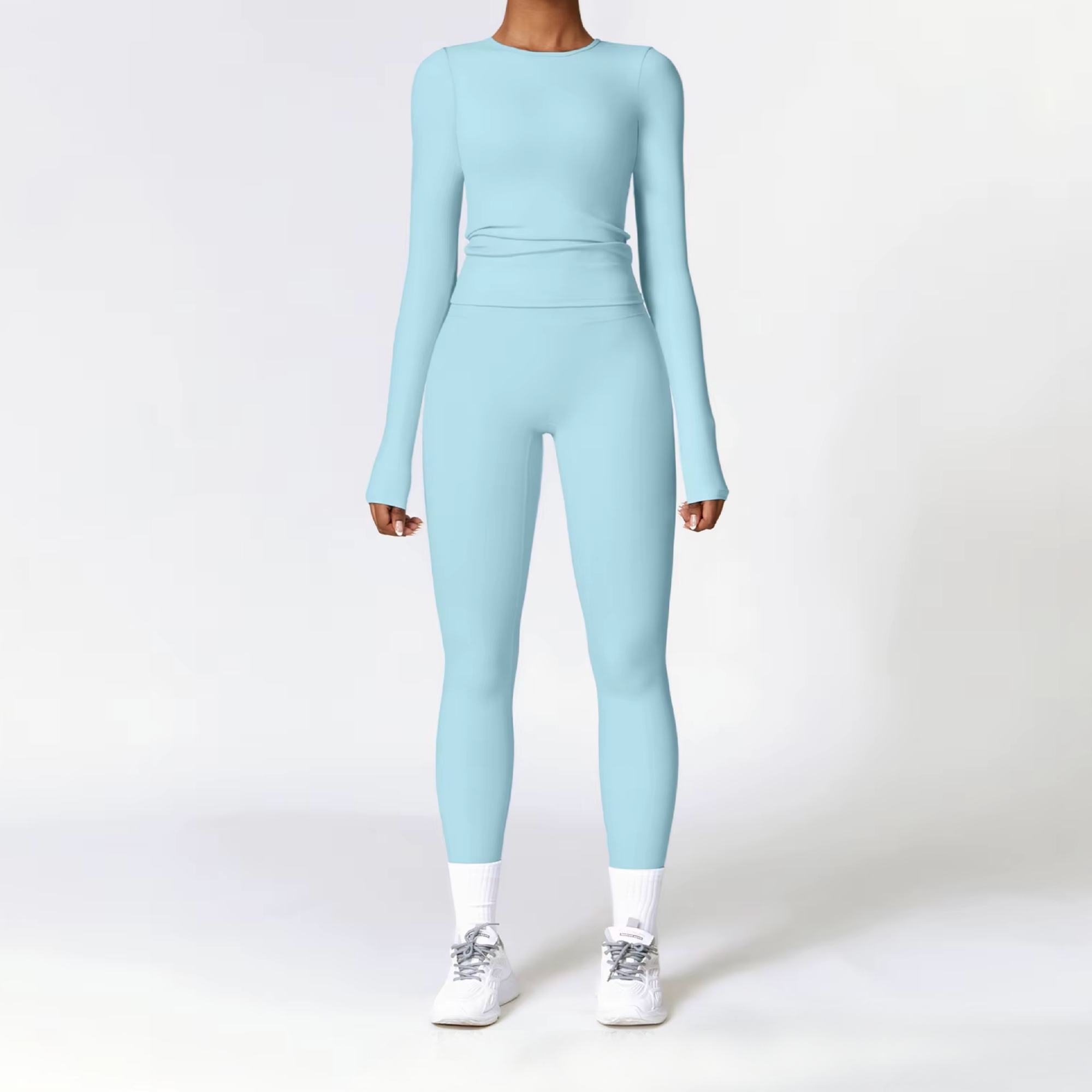 Blend licra baby blue