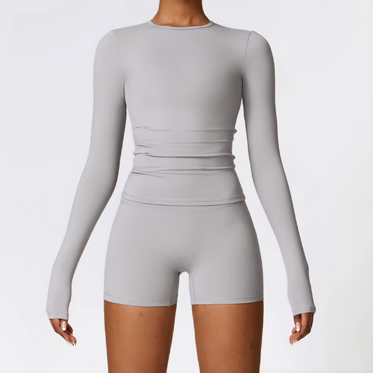 Blend top long sleeve cloud