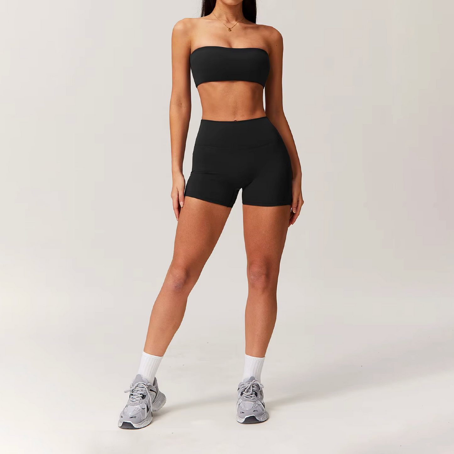 Blend top bandeau black