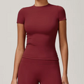 Blend top tee cherry