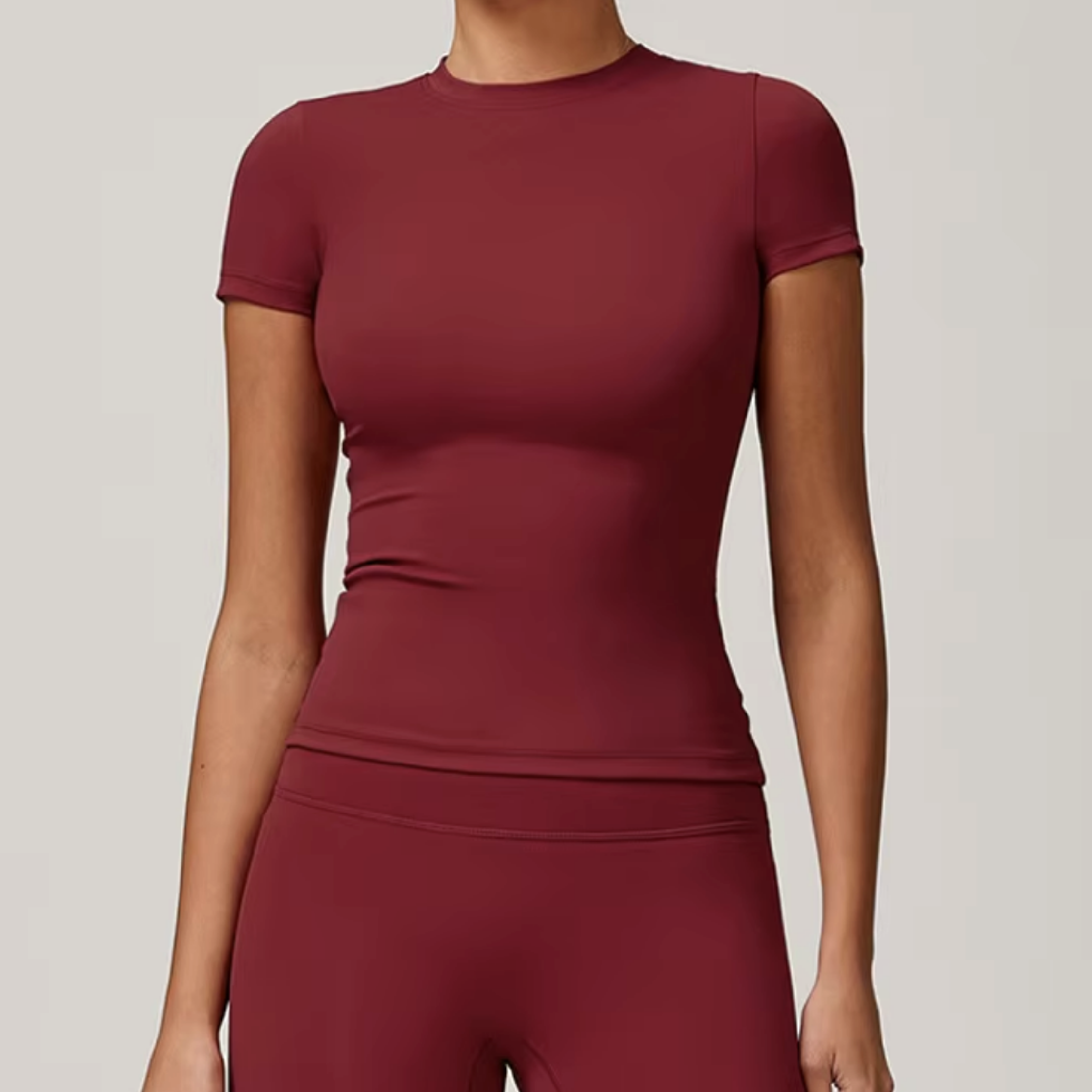 Blend top tee cherry