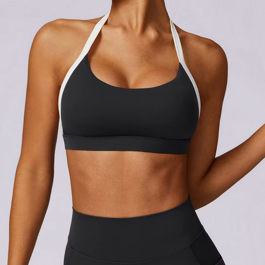 Dual top halter black