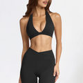 Aura top halter black