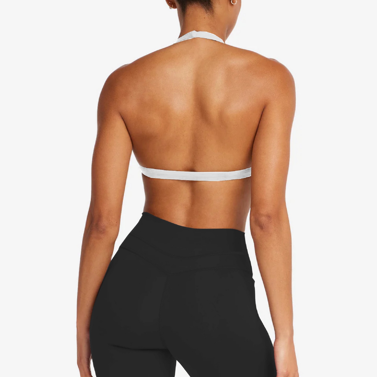 Aura top halter white