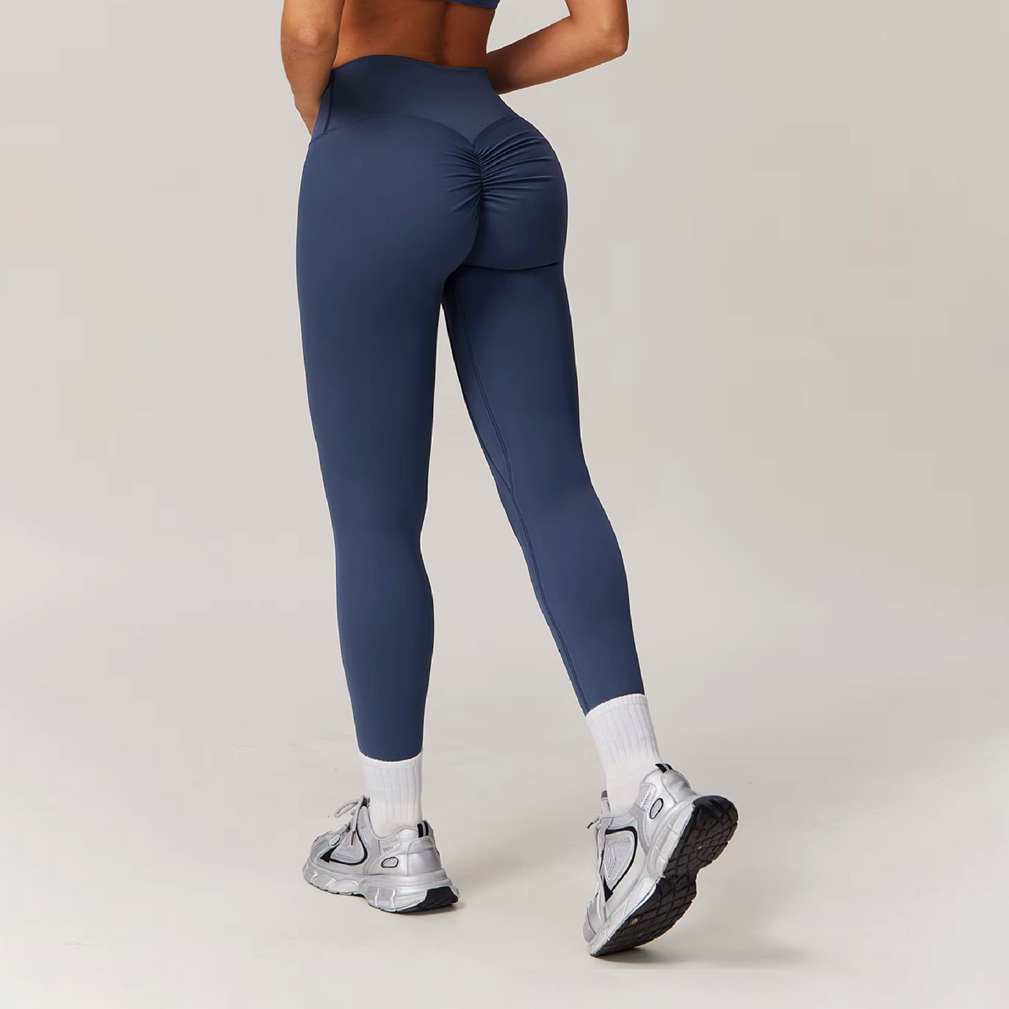 Blend licra scrunch deep navy