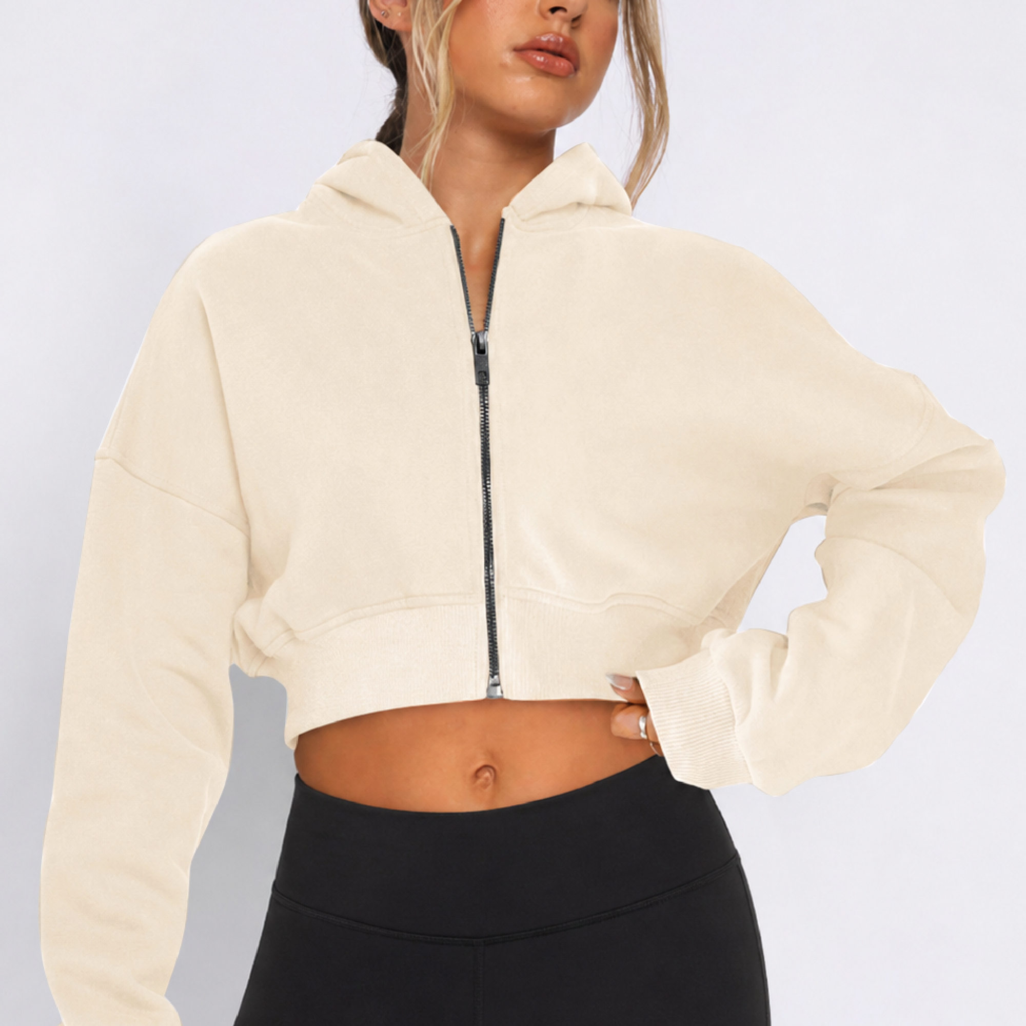 Hug hoodie cream