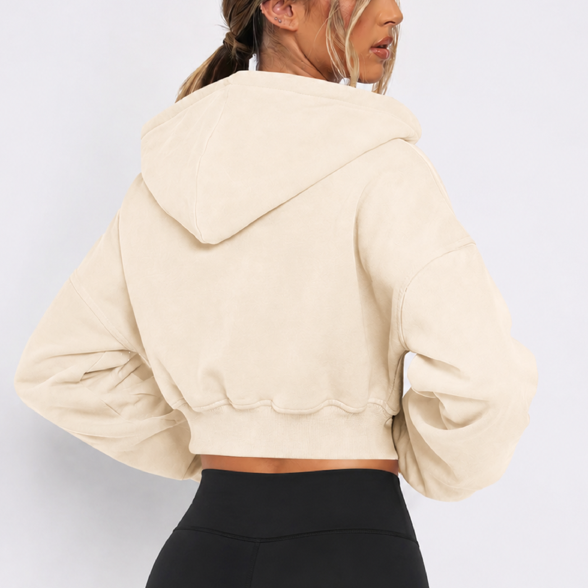 Hug hoodie cream