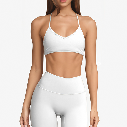 Bora top halter white