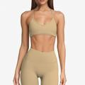 Bora top halter latte
