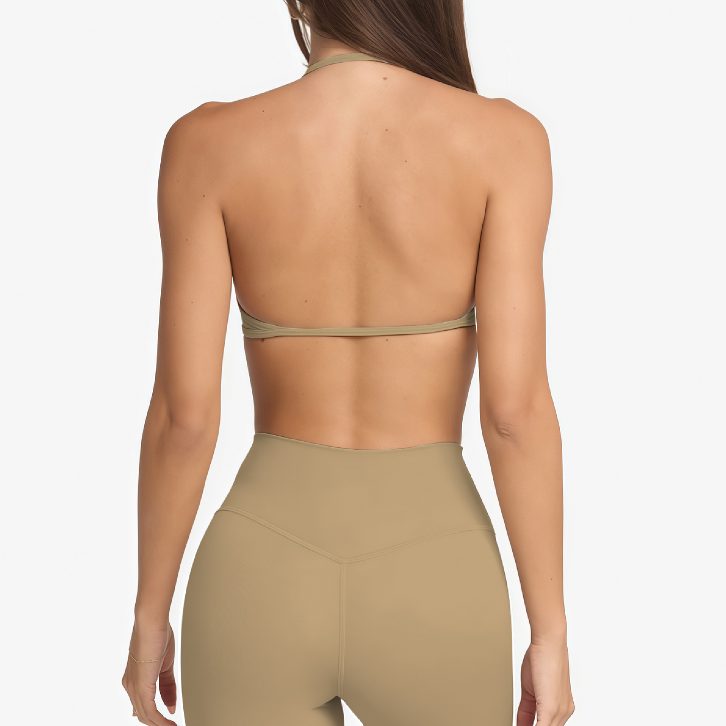 Bora top halter latte