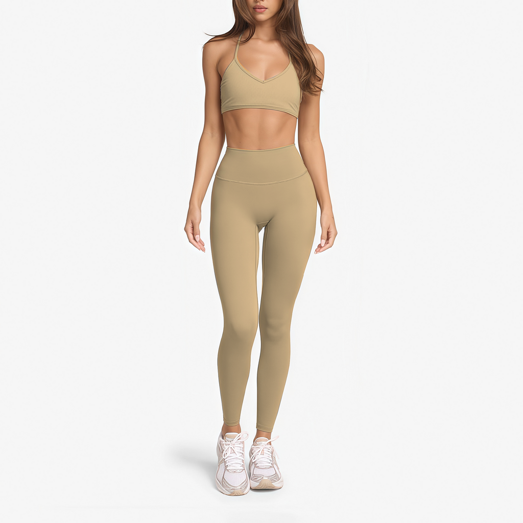 Bora top halter latte
