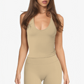 Bora top tie tank latte