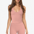 Bora top tie tank melon rose