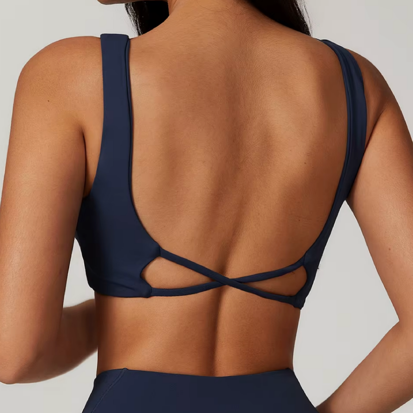 Blend top cross deep navy