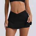 Aura skirt v-cut  black