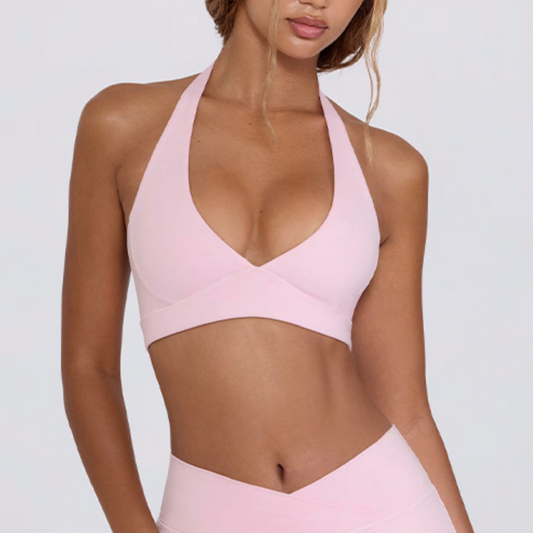 Aura top halter petal