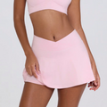 Aura skirt v-cut petal