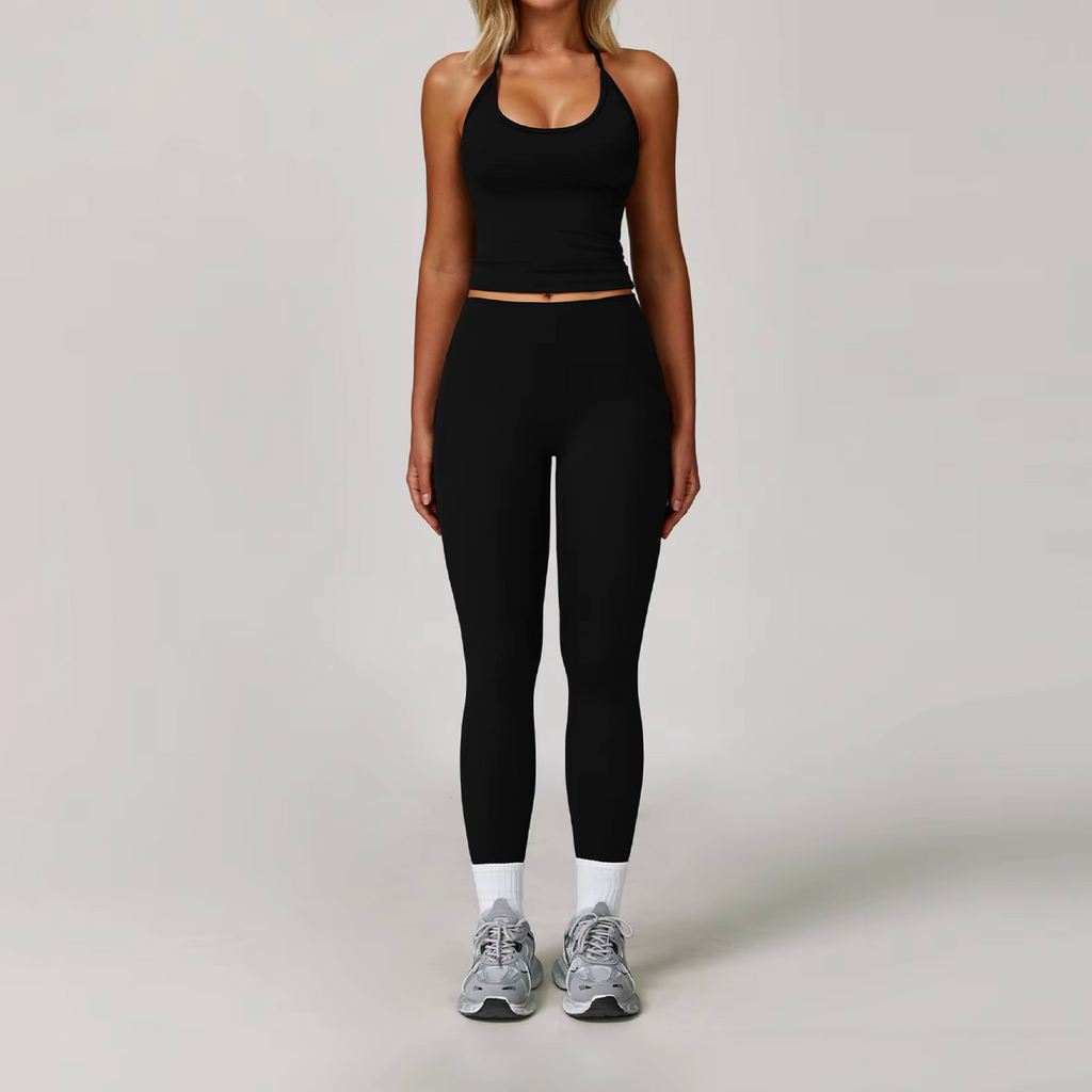 Blend top tie tank black