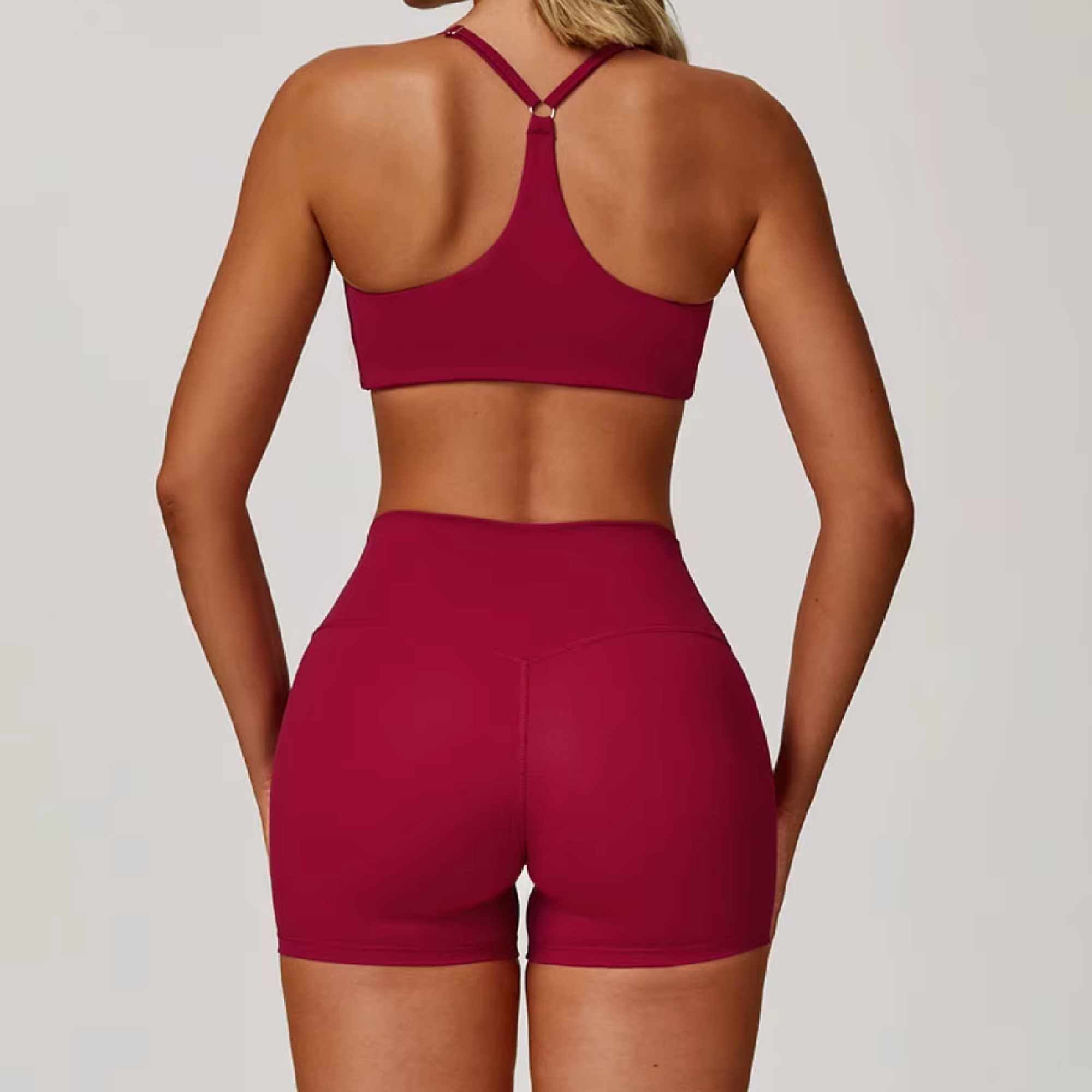 Blend top raspberry