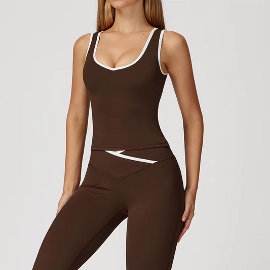 Contrast top tank brandy